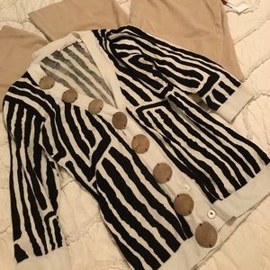 Caprice Coconut Button Sweater